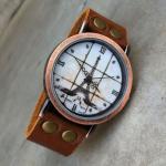 Roman Scale Retro Eiffel Tower Watch